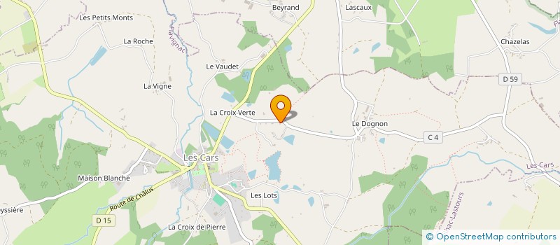 localisation de l'entreprise MONSIEUR ERIC FAYE à LES CARS