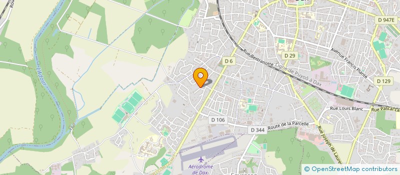 localisation de l'entreprise MONSIEUR ERIC FAYOLLE  DAX