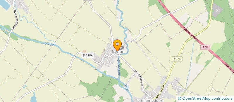 localisation de l'entreprise MONSIEUR ERIC FEILLES  TRECLUN