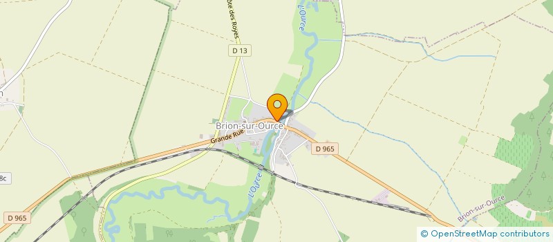 localisation de l'entreprise MONSIEUR ERIC FELDER  BRION-SUR-OURCE