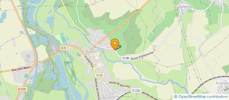 localisation de l'entreprise MONSIEUR ERIC FERBUS  BAYON