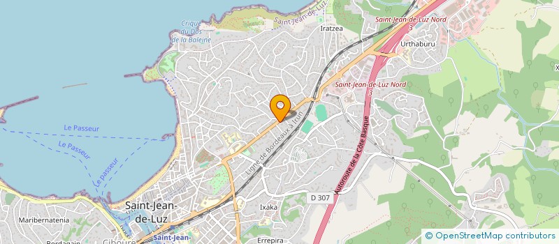 localisation de l'entreprise MONSIEUR ERIC FERIGO à SAINT-JEAN-DE-LUZ