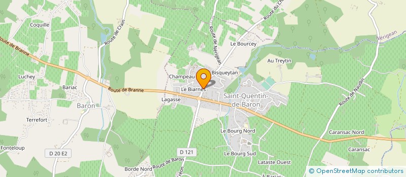 localisation de l'entreprise MONSIEUR ERIC FERNANDEZ  SAINT-QUENTIN-DE-BARON