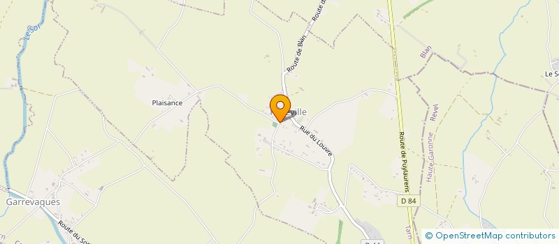 localisation de l'entreprise MONSIEUR ERIC FERRARI  PALLEVILLE