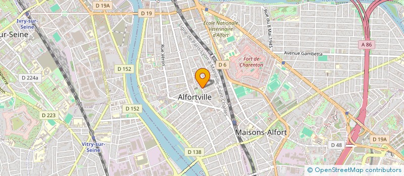 localisation de l'entreprise MONSIEUR ERIC FERRE à ALFORTVILLE