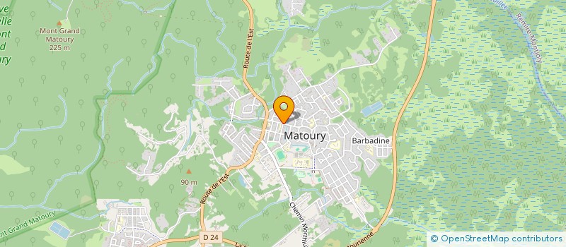 localisation de l'entreprise MONSIEUR ERIC FERRY à MATOURY
