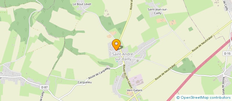 localisation de l'entreprise MONSIEUR ERIC FESSARD  SAINT-ANDRE-SUR-CAILLY