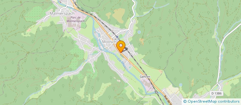 localisation de l'entreprise MONSIEUR ERIC FEUERMANN  MOOSCH