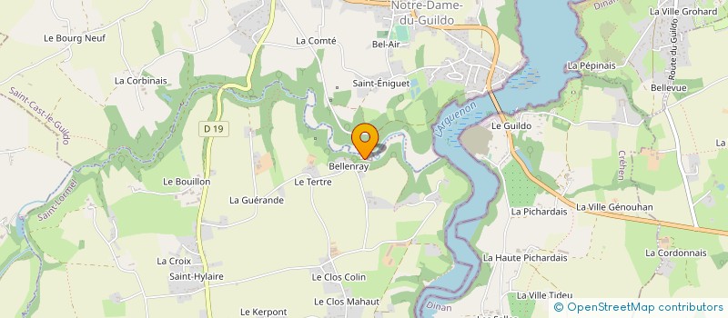 localisation de l'entreprise MONSIEUR ERIC FEUNTEUN  SAINT-LORMEL