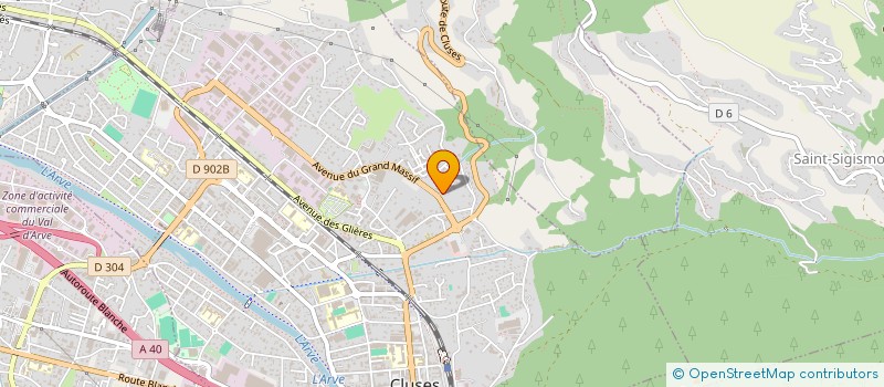 localisation de l'entreprise MONSIEUR ERIC FEUX  ARACHES LA FRASSE