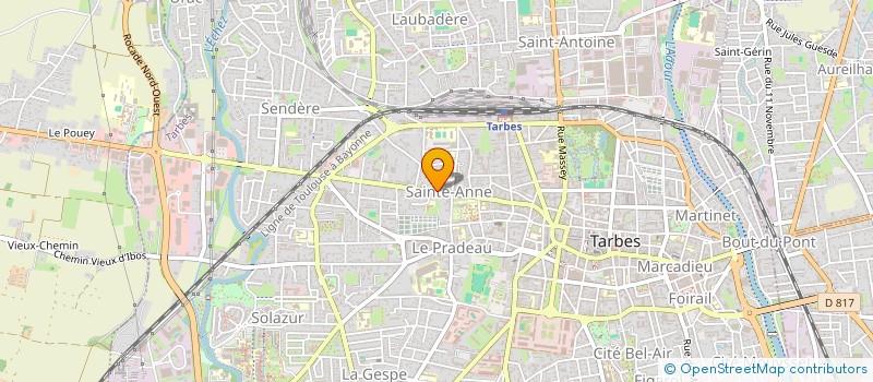 localisation de l'entreprise MONSIEUR ERIC FIACRE  TARBES