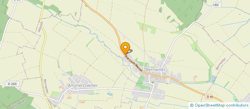 localisation de l'entreprise MONSIEUR ERIC FIEGENWALD  BERNWILLER