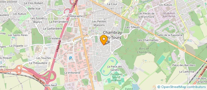 localisation de l'entreprise MONSIEUR ERIC FISSON  CHAMBRAY-LES-TOURS