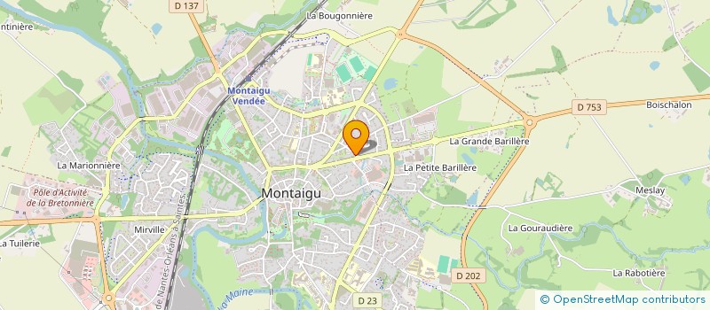 localisation de l'entreprise MONSIEUR ERIC FLEITER à MONTAIGU-VENDEE