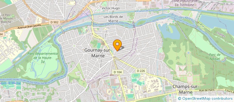 localisation de l'entreprise MONSIEUR ERIC FLESSELLES à GOURNAY SUR MARNE