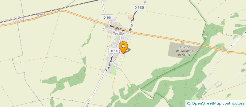 localisation de l'entreprise MONSIEUR ERIC FLEUROT  CERILLY