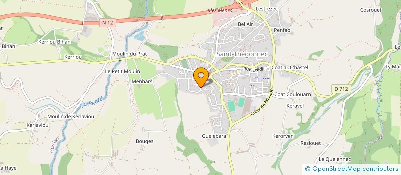 localisation de l'entreprise MONSIEUR ERIC FLOCH  SAINT-THEGONNEC LOC-EGUINER