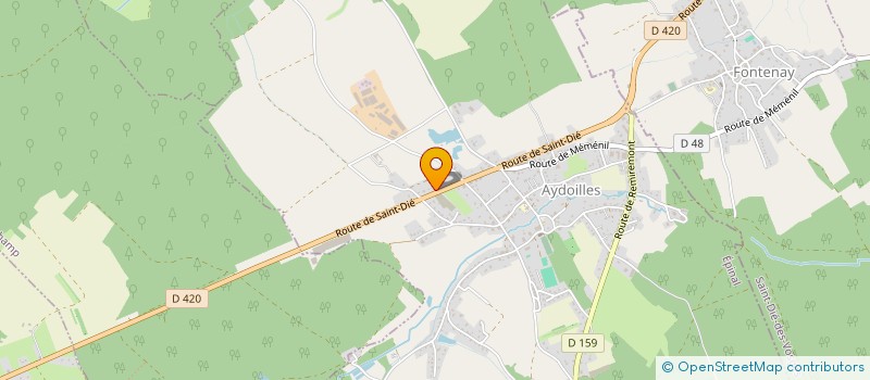 localisation de l'entreprise MONSIEUR ERIC FLORENTZ  FONTENAY