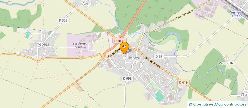 localisation de l'entreprise MONSIEUR ERIC FLORIN  GUIGNES