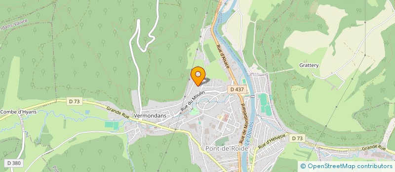 localisation de l'entreprise MONSIEUR ERIC FLORIOT  PONT-DE-ROIDE-VERMONDANS