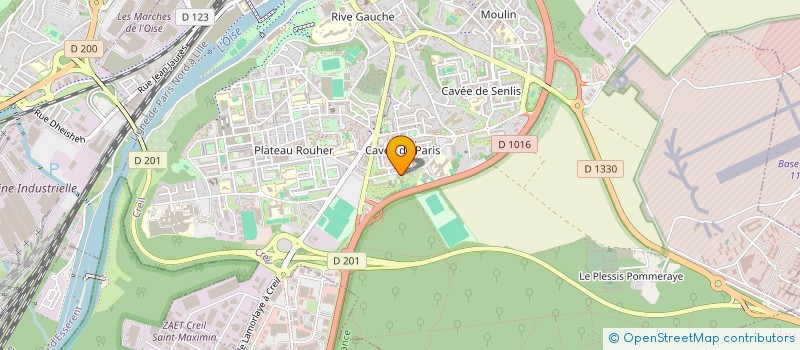 localisation de l'entreprise MONSIEUR ERIC FOGOU  CREIL