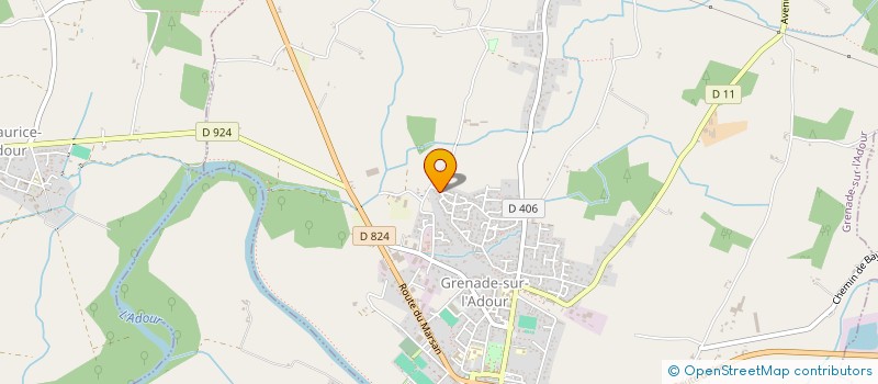 localisation de l'entreprise MONSIEUR ERIC FOLLET  GRENADE-SUR-L'ADOUR