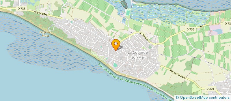 localisation de l'entreprise MONSIEUR ERIC FONTAINE à LA COUARDE-SUR-MER