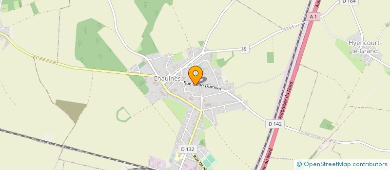 localisation de l'entreprise MONSIEUR ERIC FONTAINE à CHAULNES