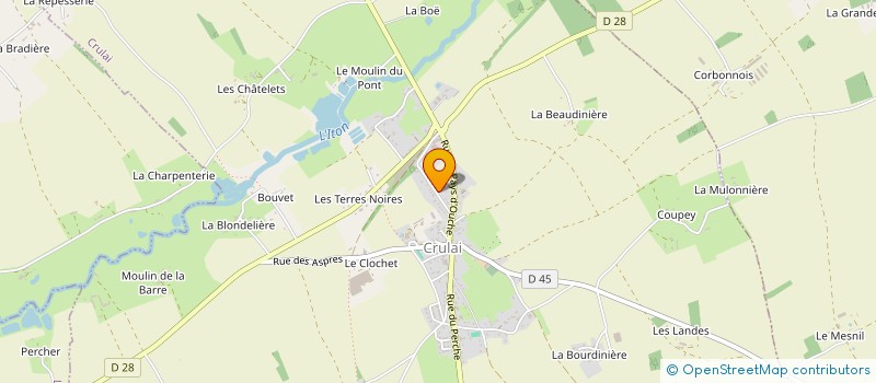 localisation de l'entreprise MONSIEUR ERIC FONTEIX à CRULAI