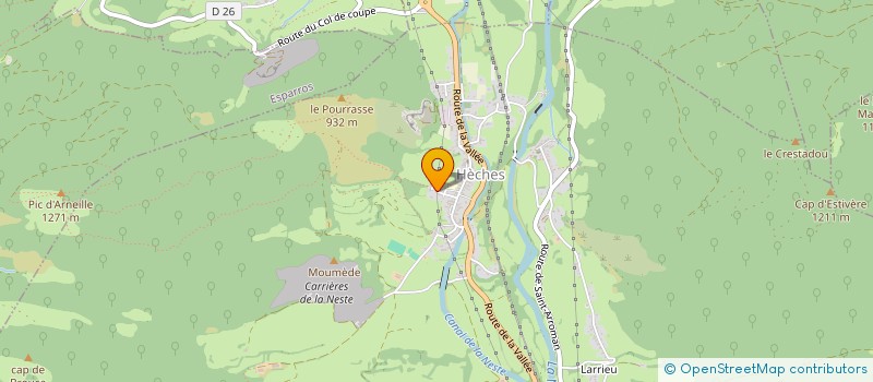 localisation de l'entreprise MONSIEUR ERIC FORTASSIN  HECHES