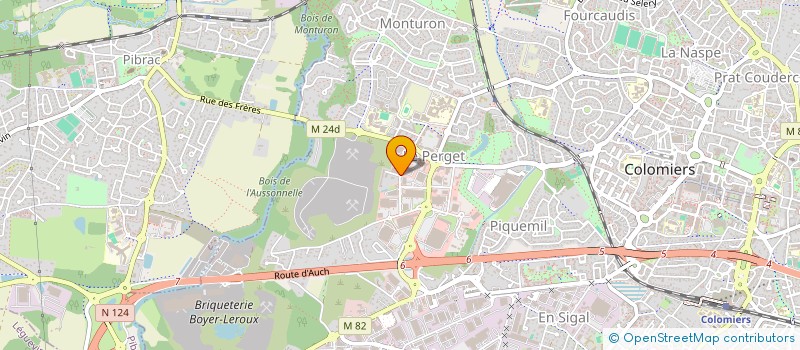 localisation de l'entreprise MONSIEUR ERIC FOSSAT à COLOMIERS