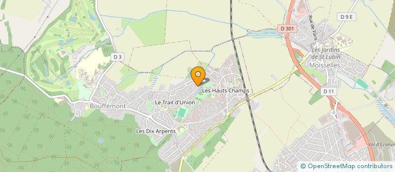 localisation de l'entreprise MONSIEUR ERIC FOSSEUX  BOUFFEMONT