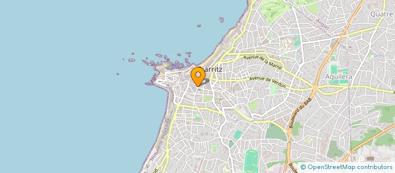 localisation de l'entreprise MONSIEUR ERIC FOUCHER à BIARRITZ