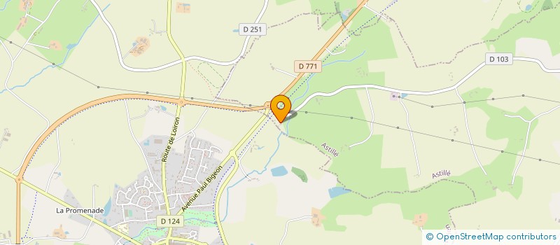 localisation de l'entreprise MONSIEUR ERIC FOUCHET  ASTILLE