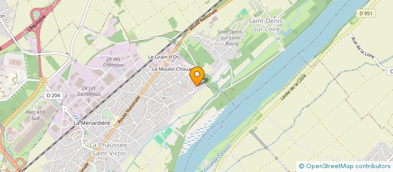 localisation de l'entreprise MONSIEUR ERIC FOUGERAT  LA CHAUSSEE-SAINT-VICTOR