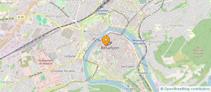 localisation de l'entreprise MONSIEUR ERIC FOUILLARD  BESANCON