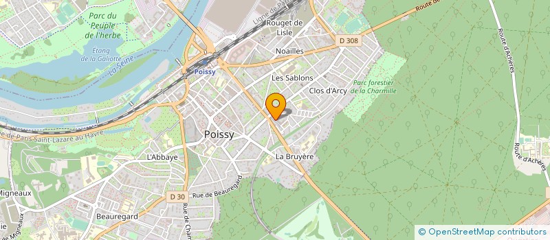 localisation de l'entreprise MONSIEUR ERIC FOUILLEUL  POISSY