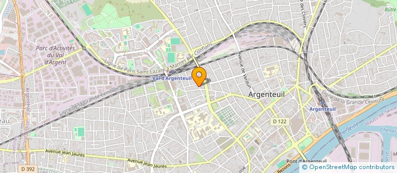 localisation de l'entreprise MONSIEUR ERIC FOUQUER à ARGENTEUIL