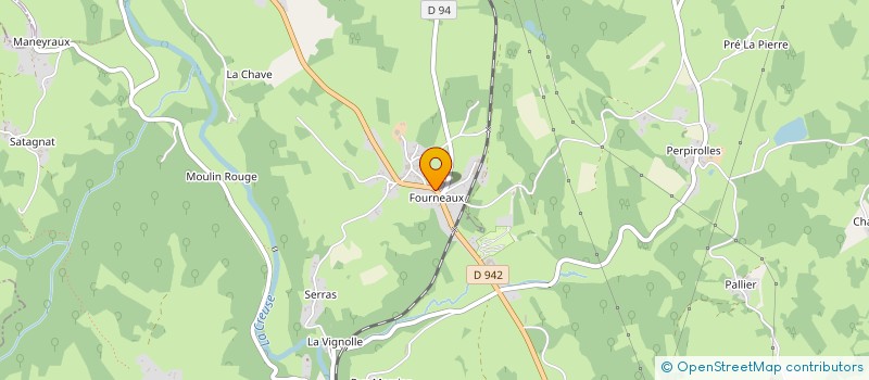 localisation de l'entreprise MONSIEUR ERIC FOURGEAUD à SAINT-MEDARD-LA-ROCHETTE