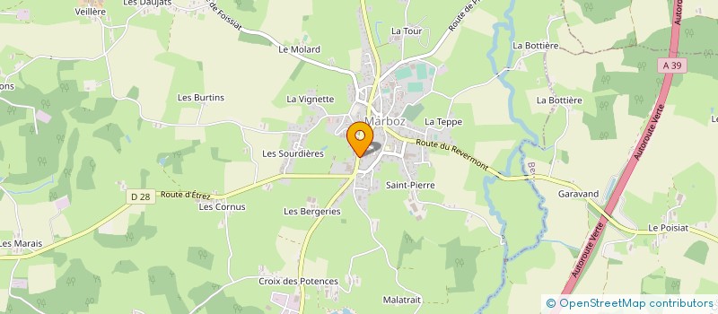 localisation de l'entreprise MONSIEUR ERIC FOURNIER  MARBOZ