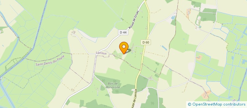 localisation de l'entreprise MONSIEUR ERIC FOURNIER  LAIROUX