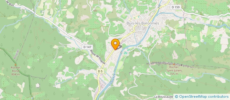 localisation de l'entreprise MONSIEUR ERIC FOURNIER à BUIS-LES-BARONNIES