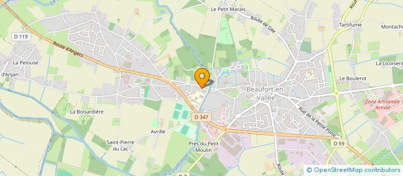 localisation de l'entreprise MONSIEUR ERIC FOURNIER à LOIRE-AUTHION