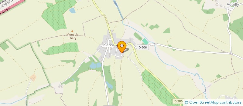 localisation de l'entreprise MONSIEUR ERIC FOURQUET  SARCY