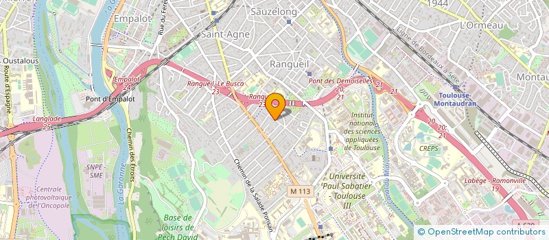 localisation de l'entreprise MONSIEUR ERIC FOURREAU  TOULOUSE