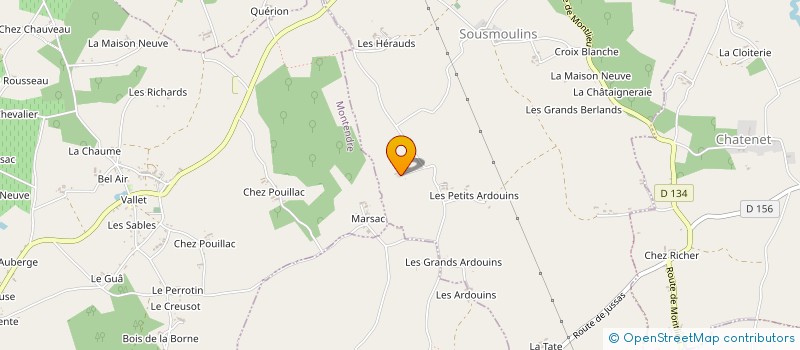 localisation de l'entreprise MONSIEUR ERIC FRADON  MESSAC