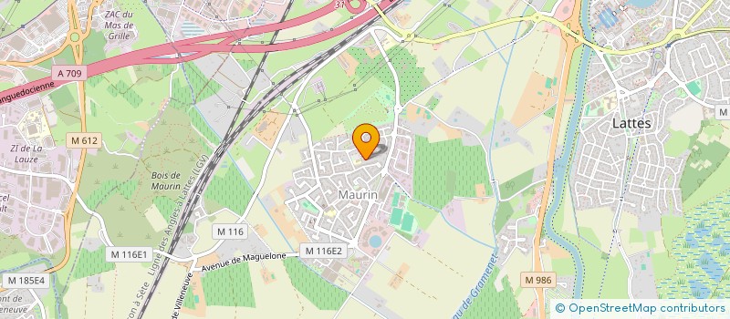 localisation de l'entreprise MONSIEUR ERIC FRAGA à LATTES