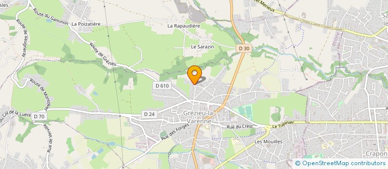 localisation de l'entreprise MONSIEUR ERIC FRANCERIES  GREZIEU-LA-VARENNE