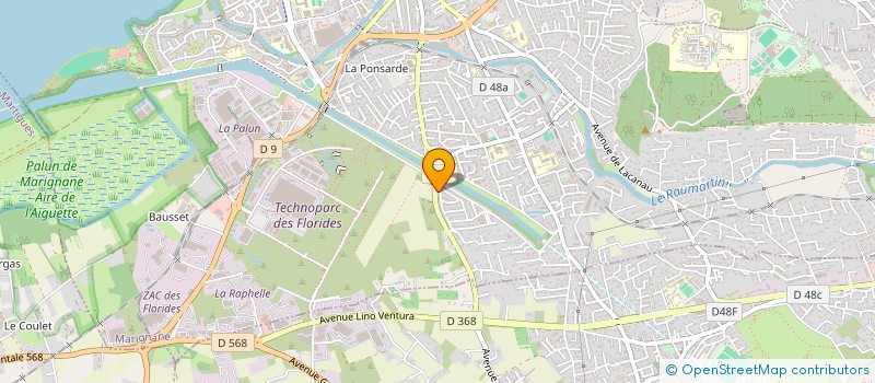 localisation de l'entreprise MONSIEUR ERIC FRANCESKIN  MARIGNANE
