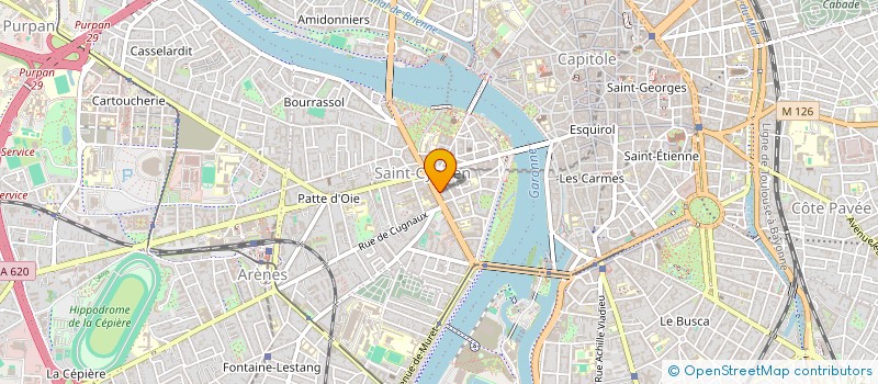 localisation de l'entreprise MONSIEUR ERIC FRANCHINO  TOULOUSE